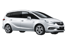 Minibus Hire Wales - Vauxhall Zafira 5 + 2 - Minibus hire Wales
